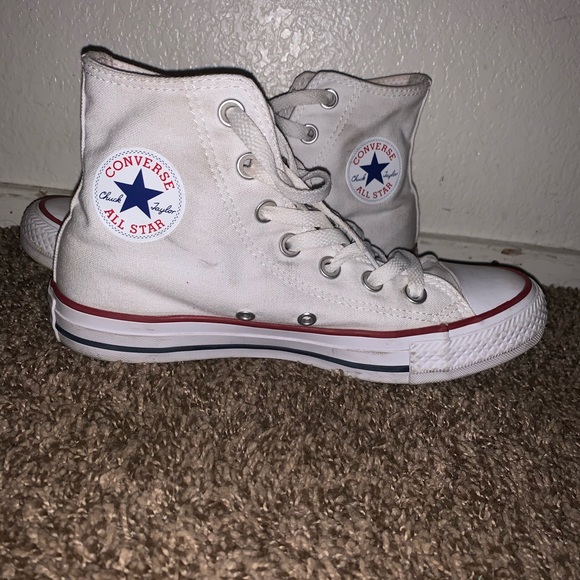 Converse Shoes | White High Top Size 6 Womens | Poshmark